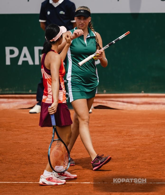Doubles Alina Korneeva (RUS) and Sarah Saito (JPN) · Doubles Alina Korneeva (RUS) and Sarah Saito — 2023 Roland Garros