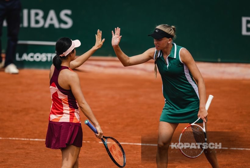 Doubles Alina Korneeva (RUS) and Sarah Saito (JPN) · Doubles Alina Korneeva (RUS) and Sarah Saito — 2023 Roland Garros