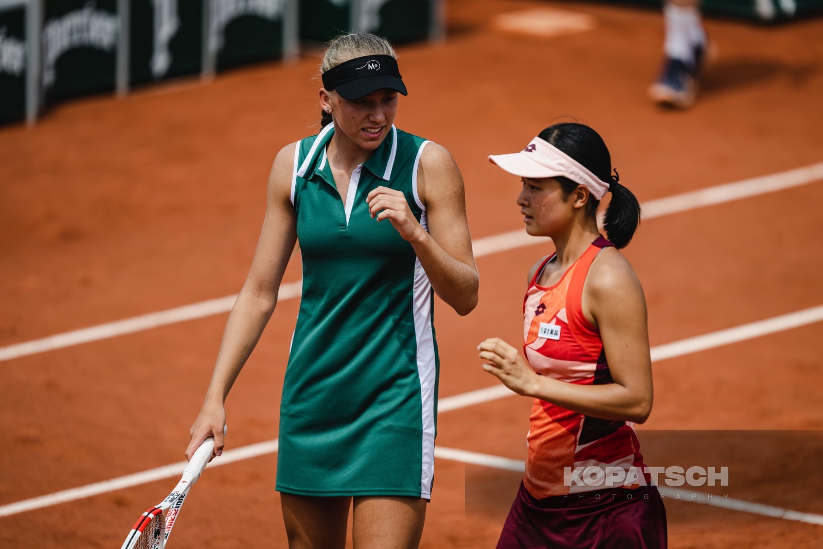 Doubles Alina Korneeva (RUS) and Sarah Saito (JPN) — 2023 Roland Garros