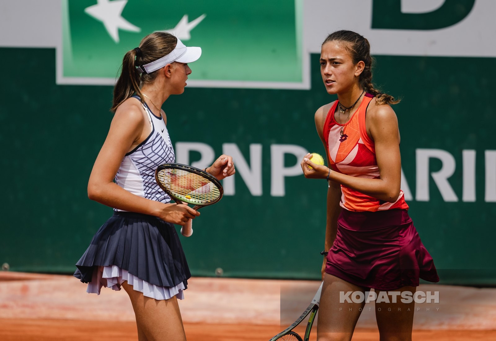 Doubles Renata Jamrichova (SVK) and Federica Urgesi (ITA) — 2023 Roland Garros