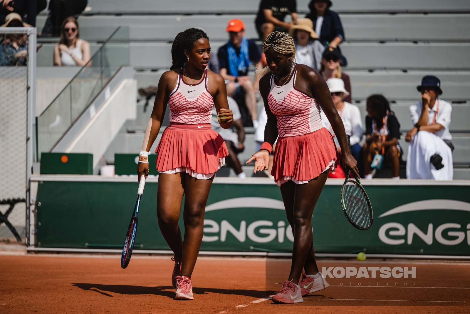 Doubles Tyra Caterina Grant (USA) and Clervie Ngounoue (USA) — 2023 Roland Garros