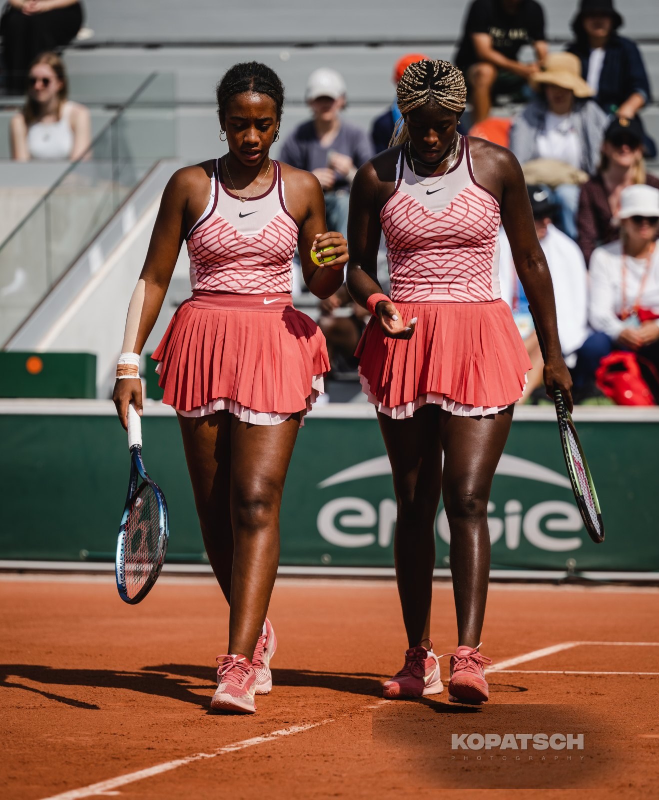 Doubles Tyra Caterina Grant (USA) and Clervie Ngounoue (USA) — 2023 Roland Garros