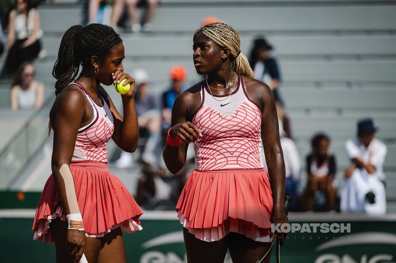 Doubles Tyra Caterina Grant (USA) and Clervie Ngounoue (USA) — 2023 Roland Garros