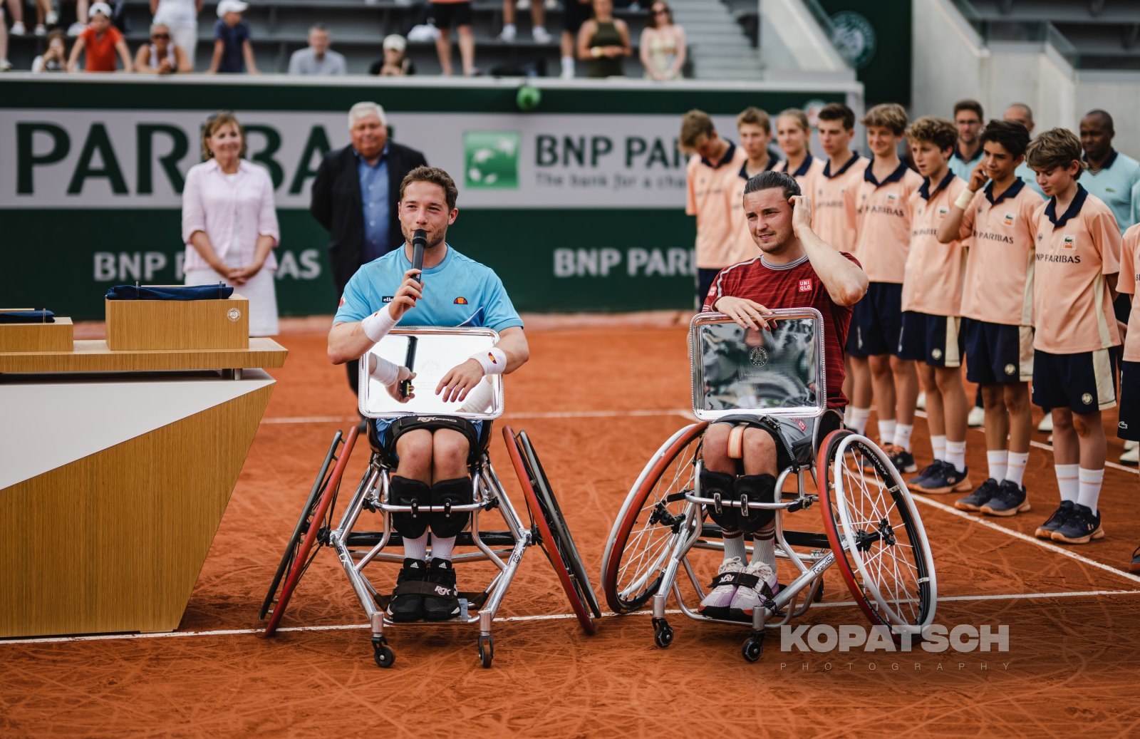 Men’s Wheelchair Doubles Final Alfie Hewett (GBR) and Gordon Reid (GBR) — 2023 Roland Garros