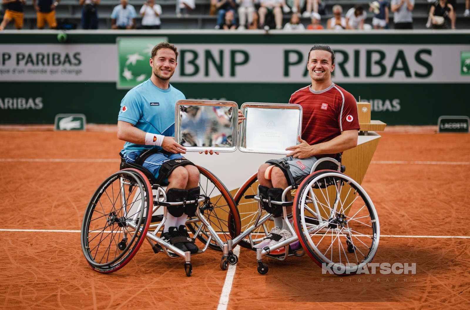 Men’s Wheelchair Doubles Final Alfie Hewett (GBR) and Gordon Reid (GBR) — 2023 Roland Garros