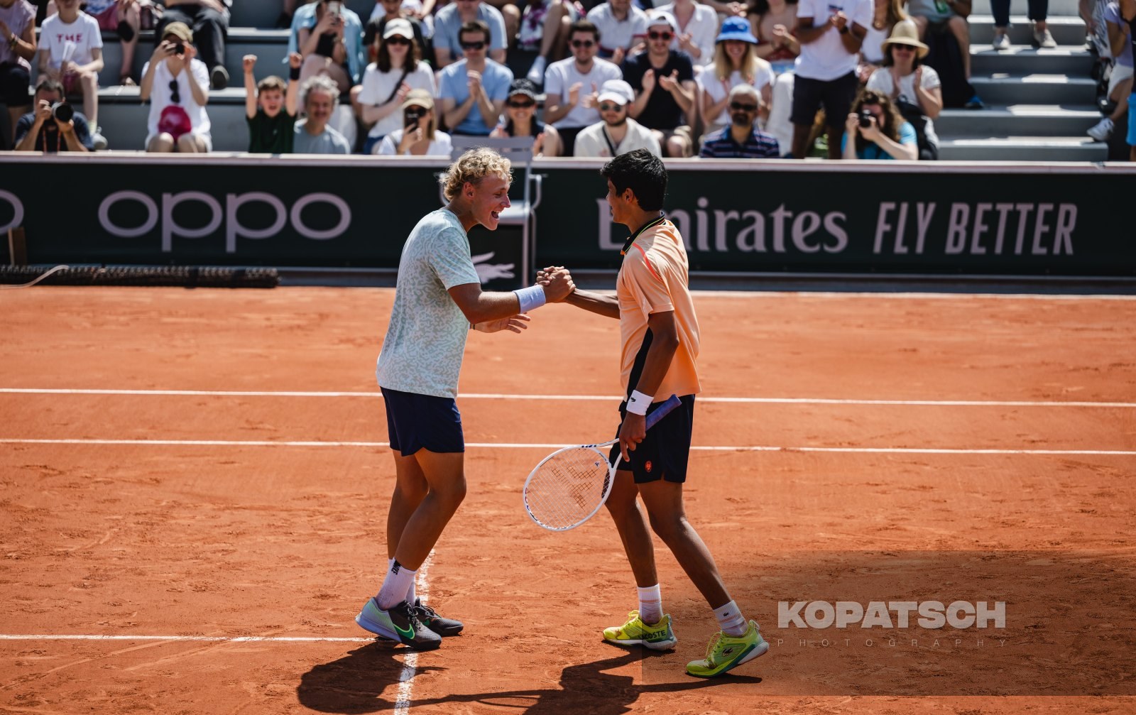 Boy’s Doubles Final Yaroslav Demin (RUS) and Rodrigo Pacheco Mendez (MEX) — 2023 Roland Garros
