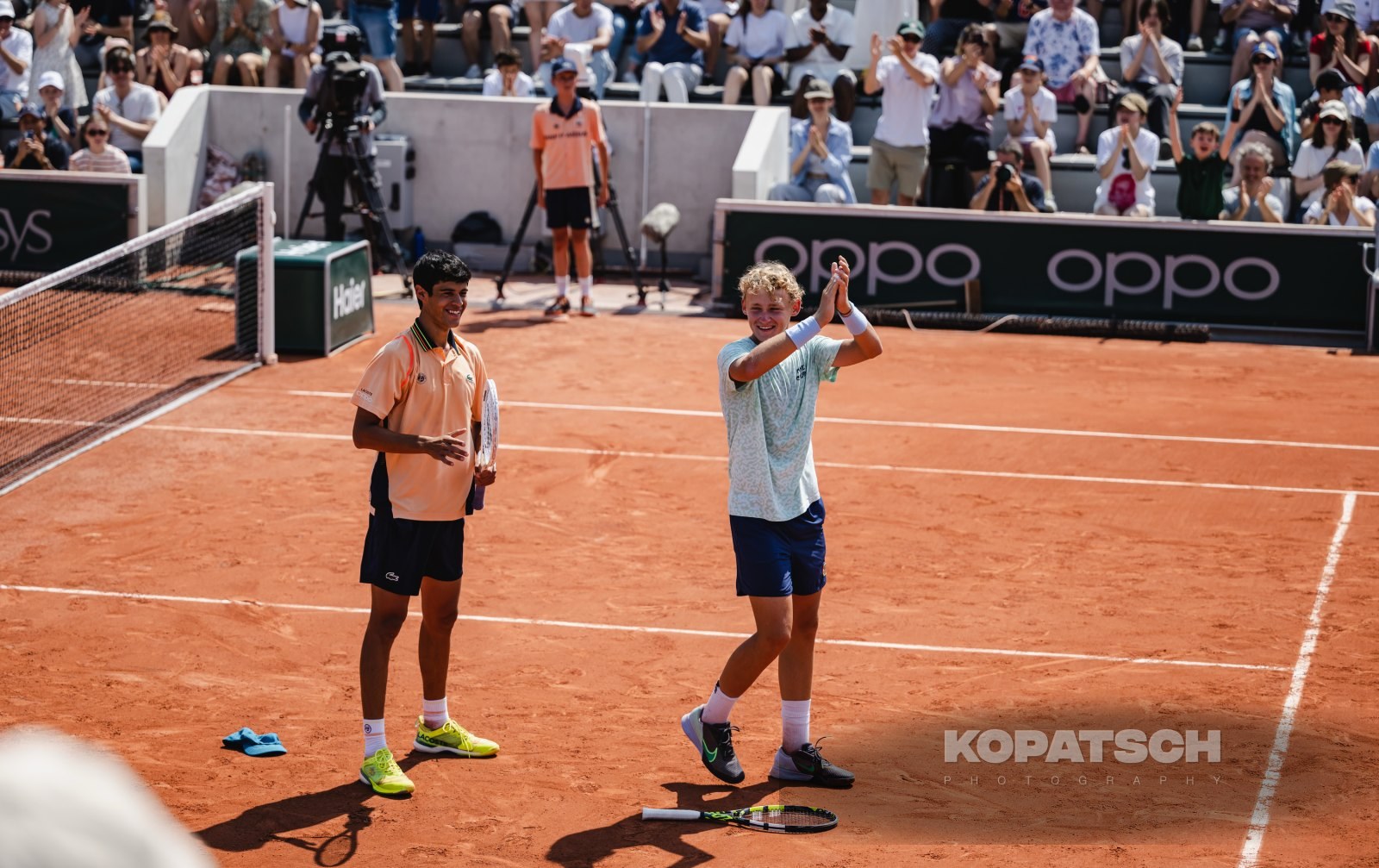 Boy’s Doubles Final Yaroslav Demin (RUS) and Rodrigo Pacheco Mendez (MEX) — 2023 Roland Garros