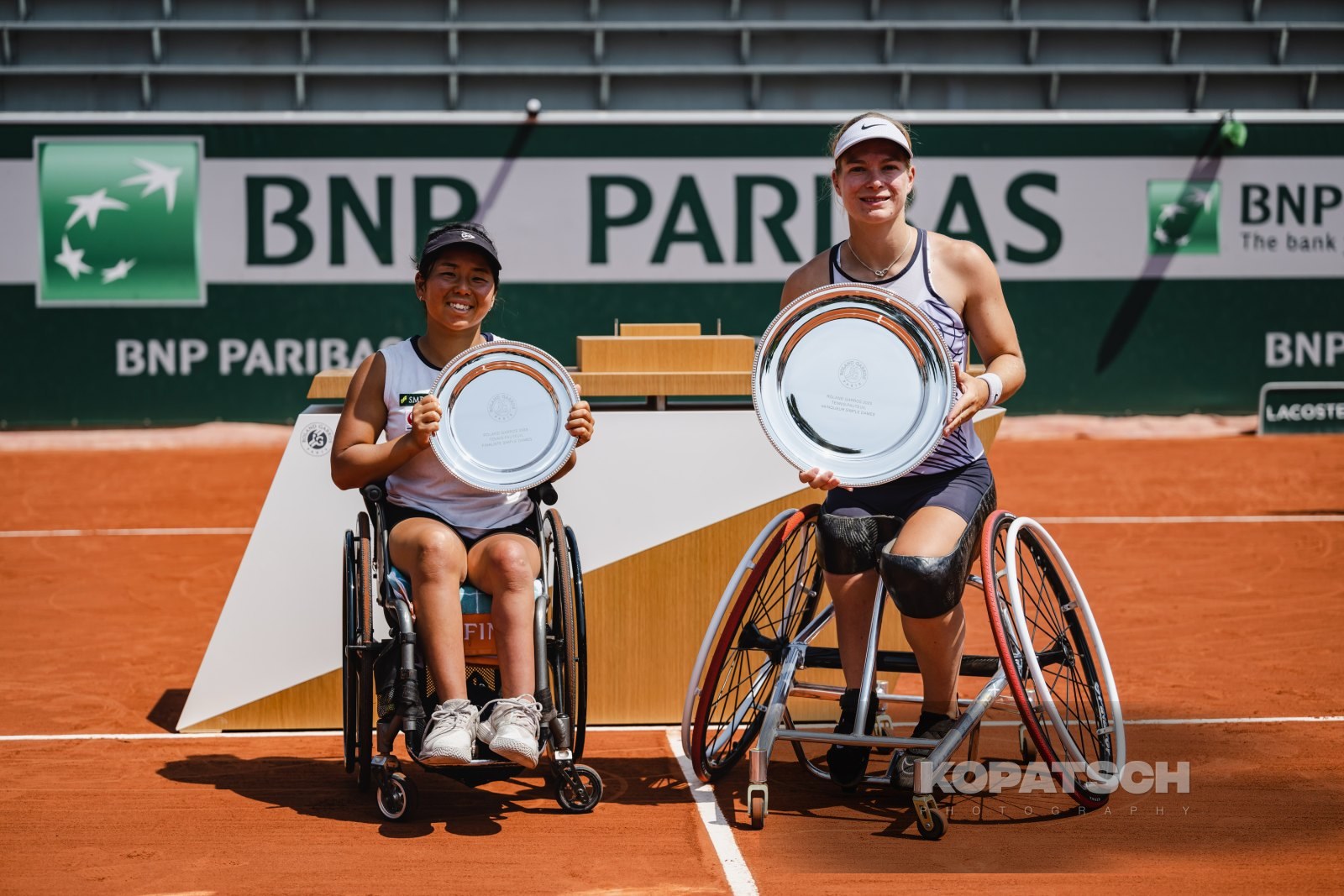 Women’s Wheelchair Final Diede de Groot (NED) and Yui Kamiji (JPN) — 2023 Roland Garros