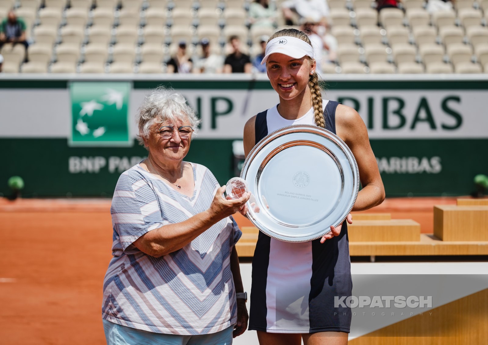 Girl’s Singles Final Alina Korneeva (RUS) — 2023 Roland Garros