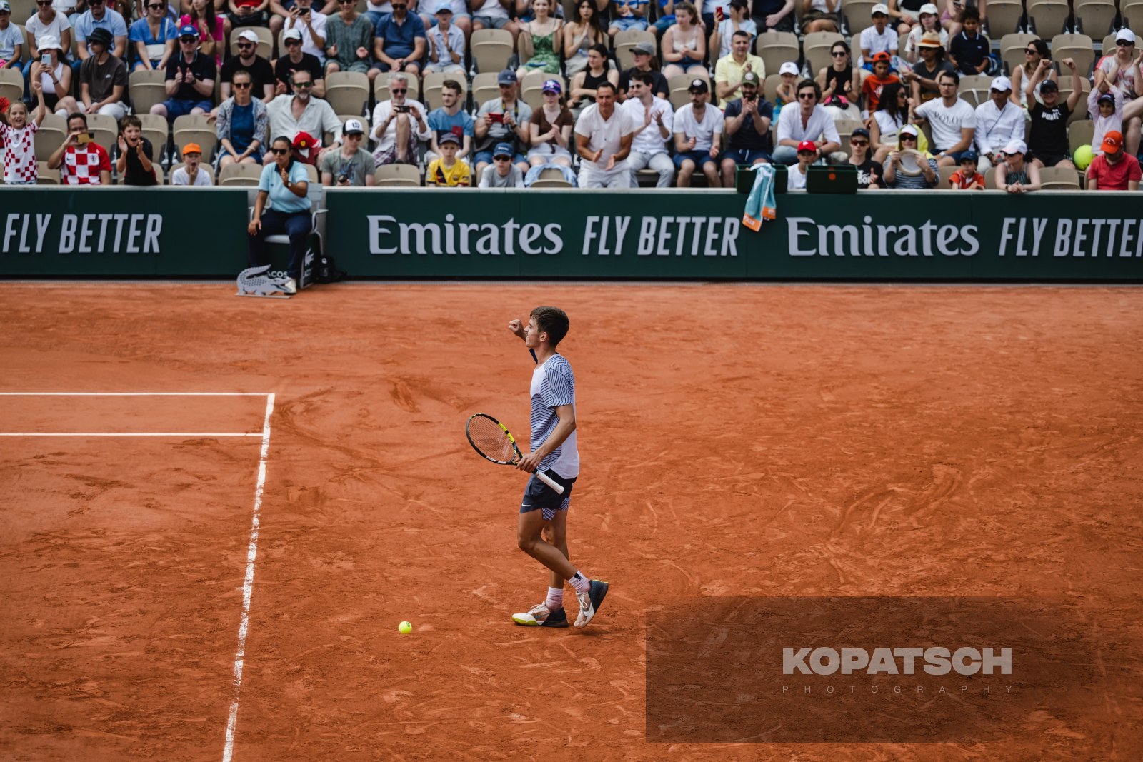Boy’s Singles Final Dino Prizmic (CRO) — 2023 Roland Garros