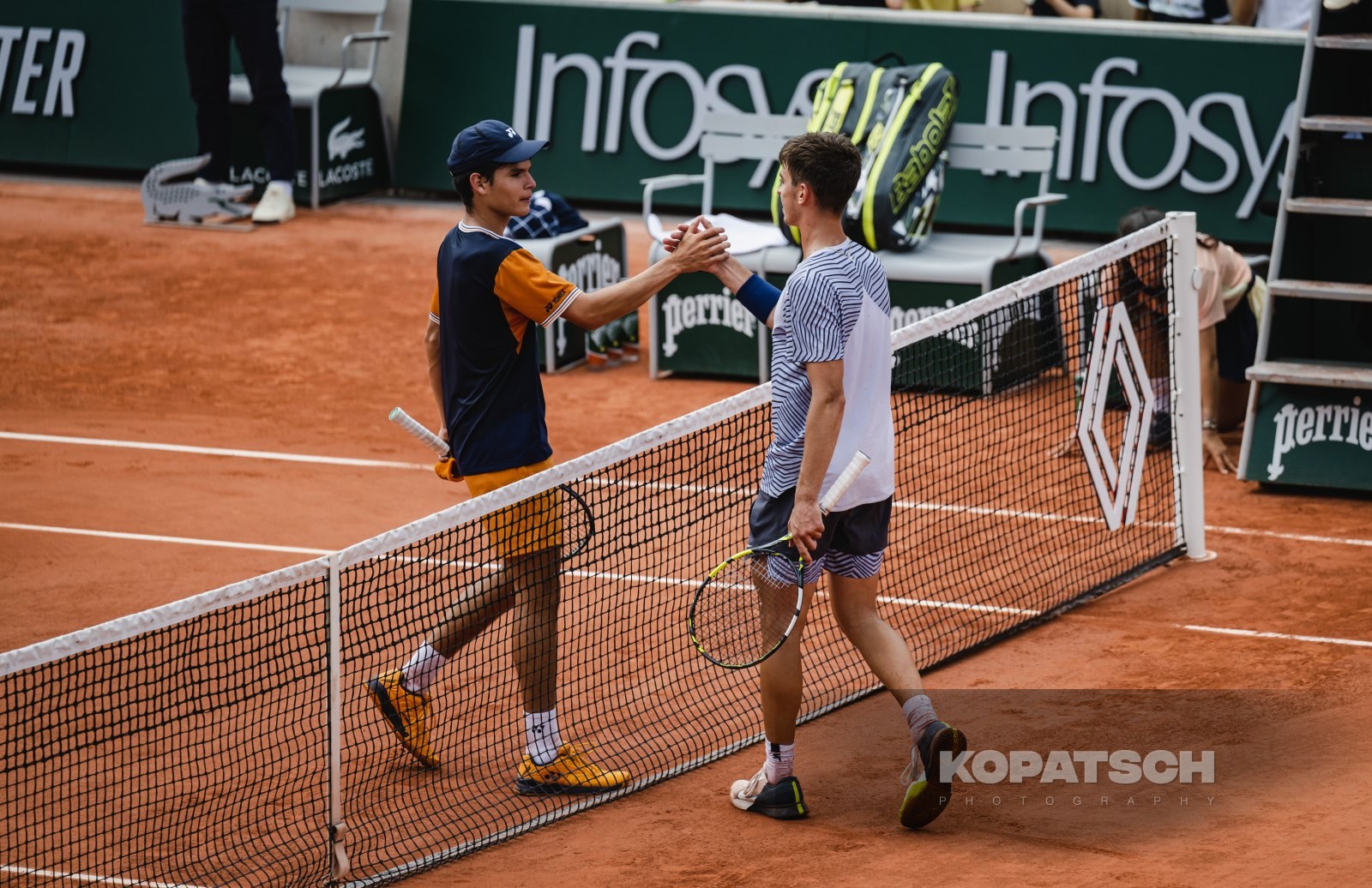 Boy’s Singles Final Dino Prizmic (CRO) and Juan Carlos Prado Angelo (BOL) — 2023 Roland Garros