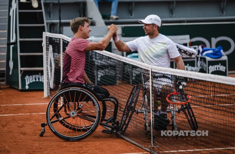 Men’s Wheelchair Quad Final Sam Schroder (NED) and Niels Vink (NED) · Men’s Wheelchair Quad Final Sam Schroder (NED) and Niels Vink — 2023 Roland Garros