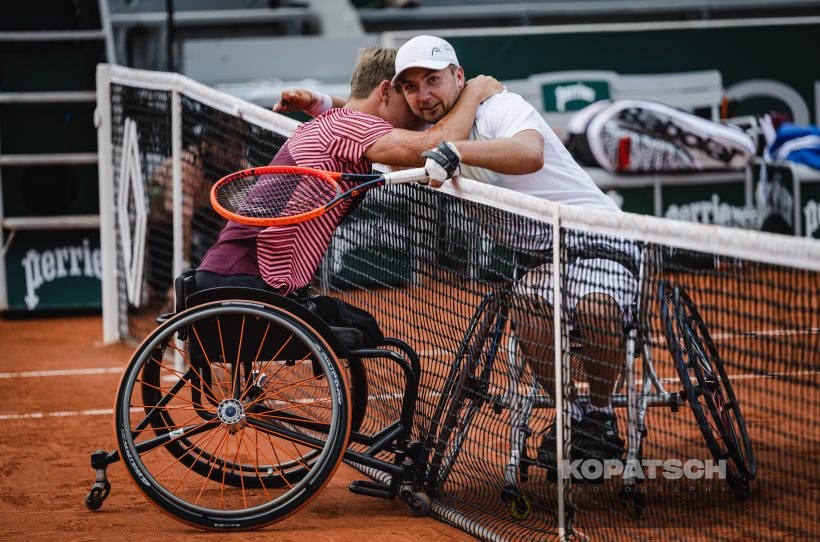 Men’s Wheelchair Quad Final Sam Schroder (NED) and Niels Vink (NED) · Men’s Wheelchair Quad Final Sam Schroder (NED) and Niels Vink — 2023 Roland Garros