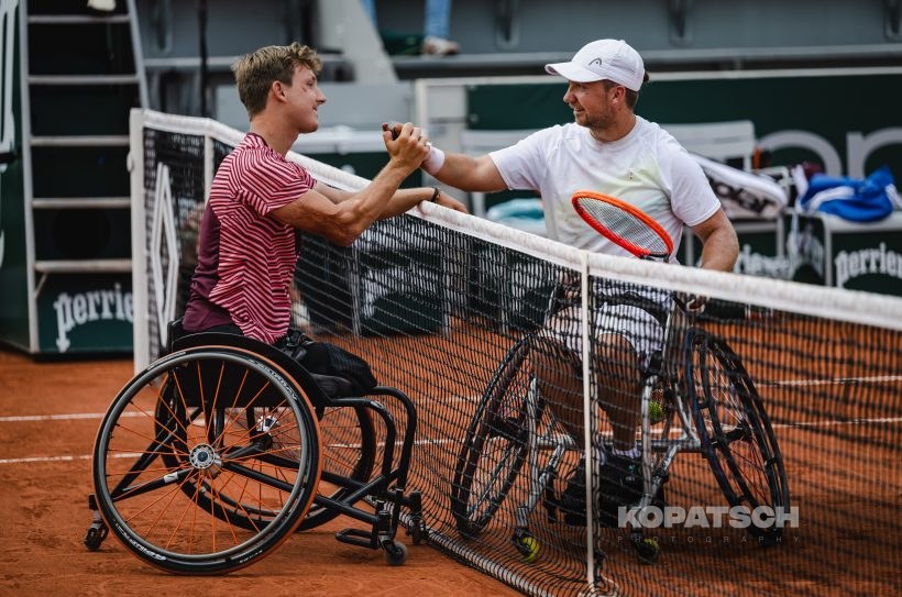 Men’s Wheelchair Quad Final Sam Schroder (NED) and Niels Vink (NED) · Men’s Wheelchair Quad Final Sam Schroder (NED) and Niels Vink — 2023 Roland Garros