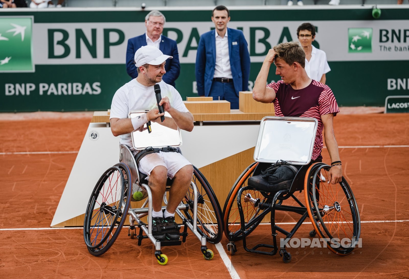 Men’s Wheelchair Quad Final Sam Schroder (NED) and Niels Vink (NED) — 2023 Roland Garros