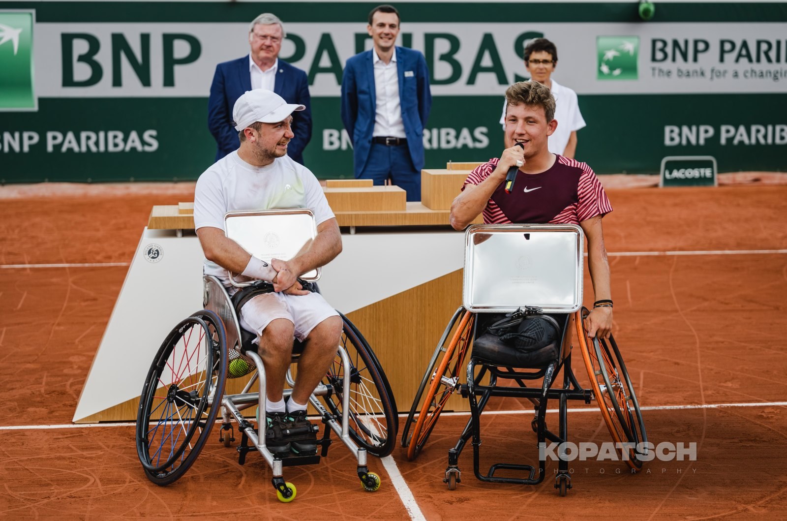 Men’s Wheelchair Quad Final Sam Schroder (NED) and Niels Vink (NED) — 2023 Roland Garros