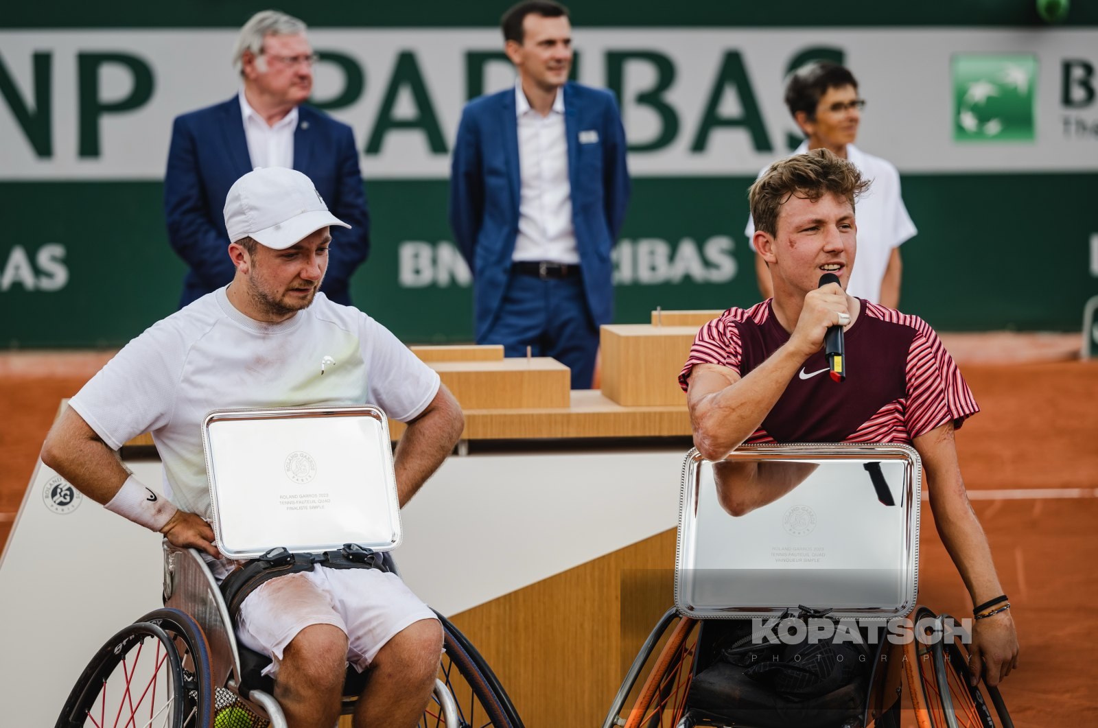 Men’s Wheelchair Quad Final Sam Schroder (NED) and Niels Vink (NED) — 2023 Roland Garros