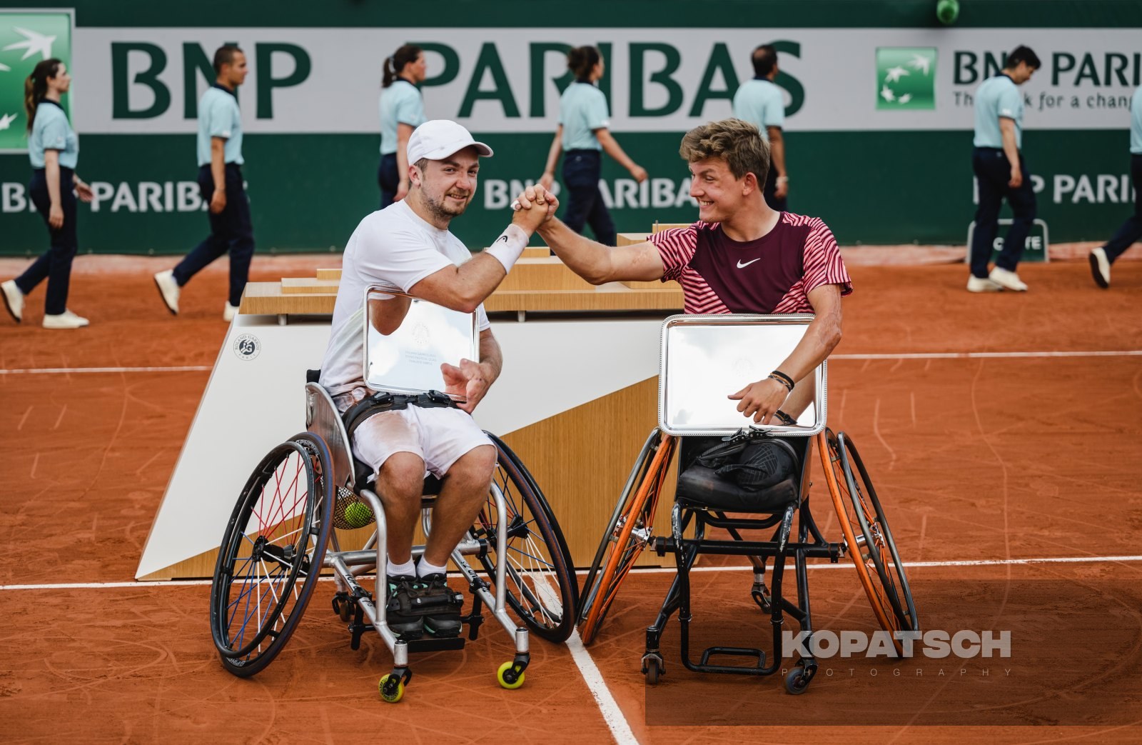Men’s Wheelchair Quad Final Sam Schroder (NED) and Niels Vink (NED) — 2023 Roland Garros