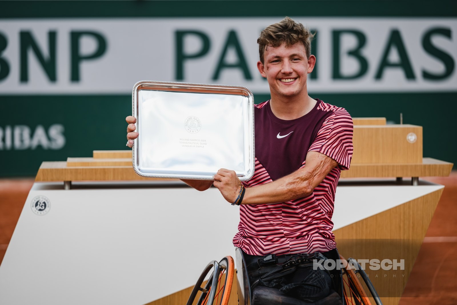 Men’s Wheelchair Quad Final Niels Vink (NED) — 2023 Roland Garros