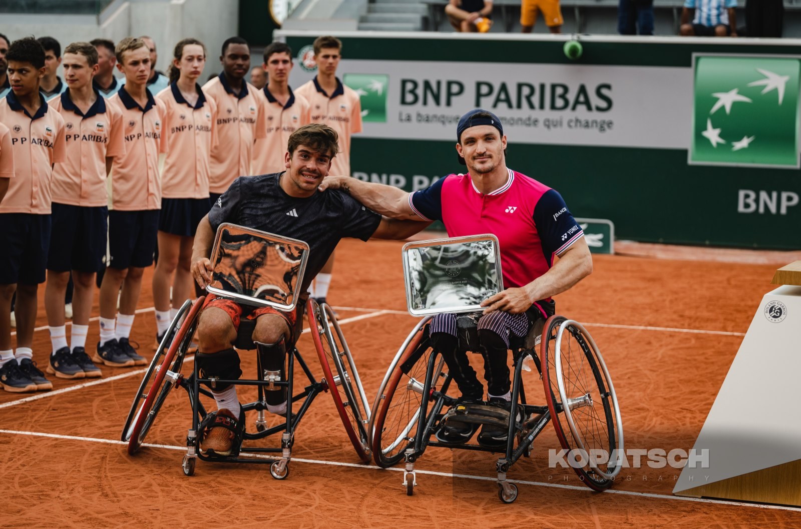 Men’s Wheelchair Doubles Final Martin de la Puente (ESP) and Gustavo Fernandez (ARG) — 2023 Roland Garros