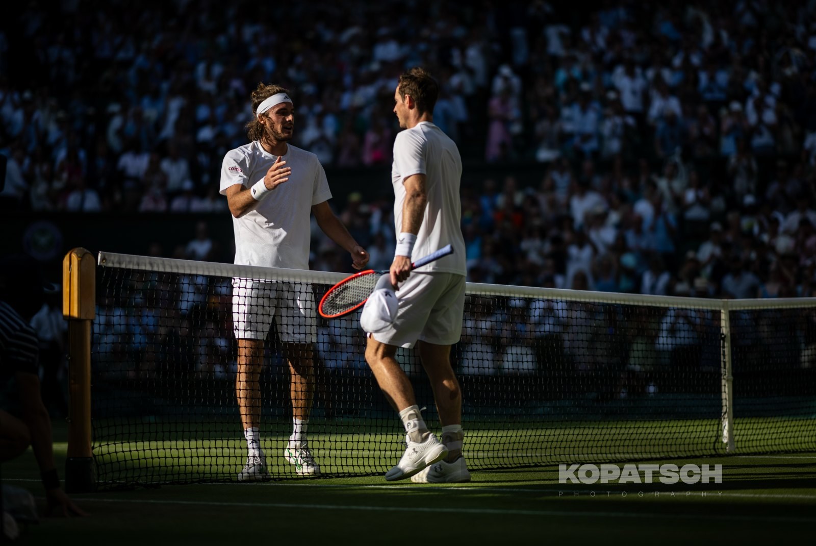 Stefanos Tsitsipas; Andy Murray — 2023 Wimbledon
