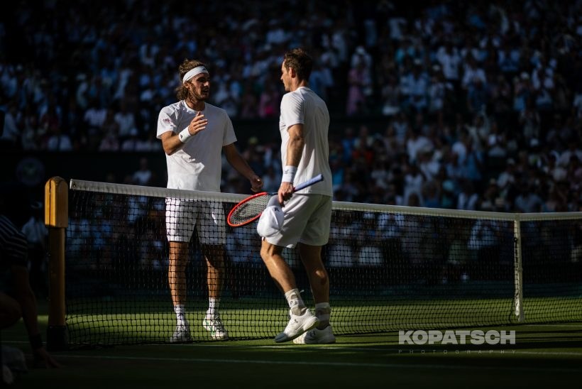 Stefanos Tsitsipas; Andy Murray — 2023 Wimbledon