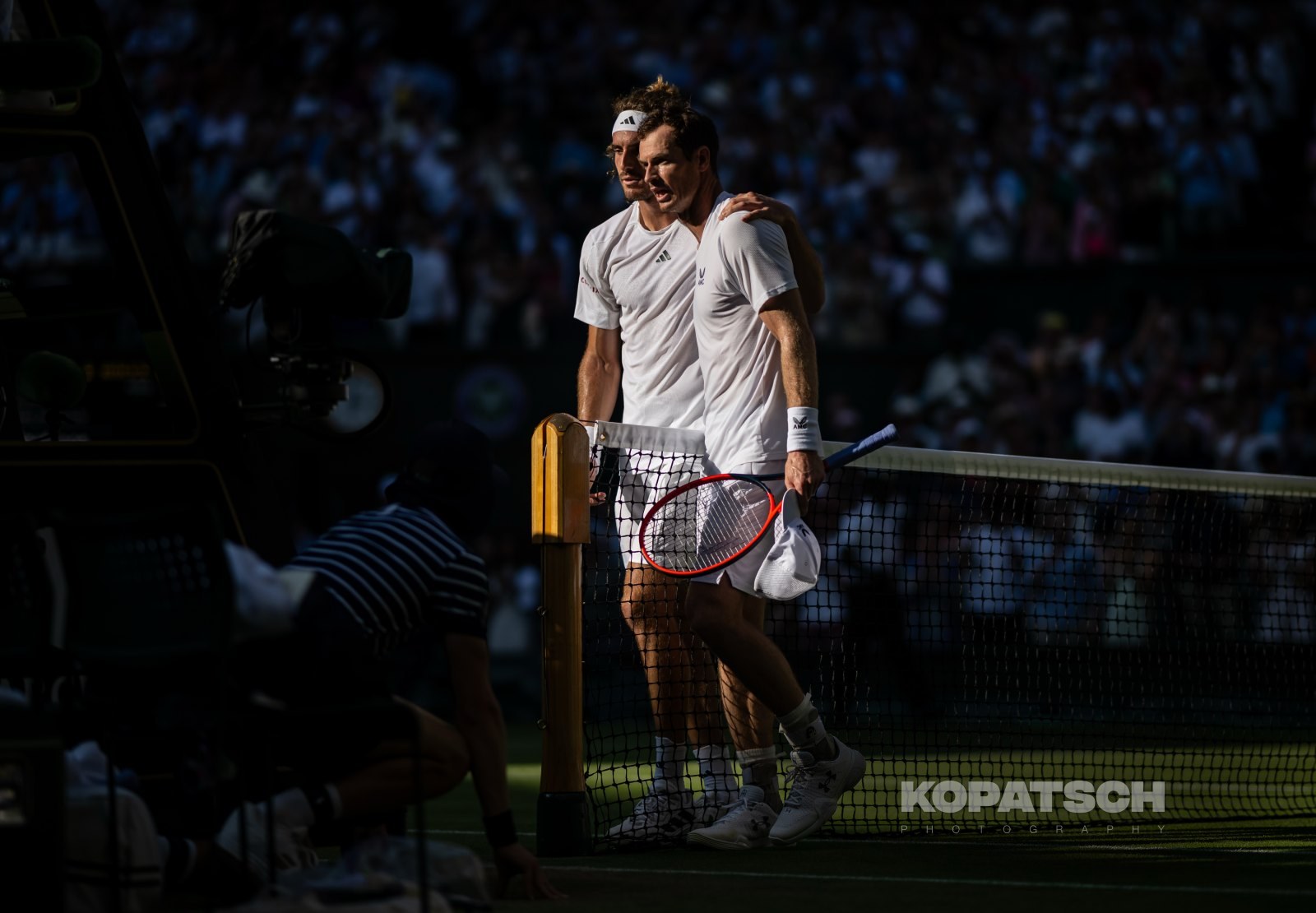 Stefanos Tsitsipas; Andy Murray — 2023 Wimbledon