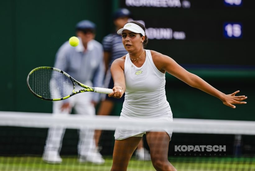 Aya El Aouni (MAR) · Aya El Aouni — 2023 Wimbledon