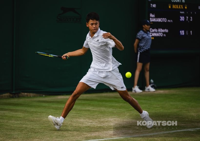 Rei Sakamoto (JPN) · Rei Sakamoto — 2023 Wimbledon