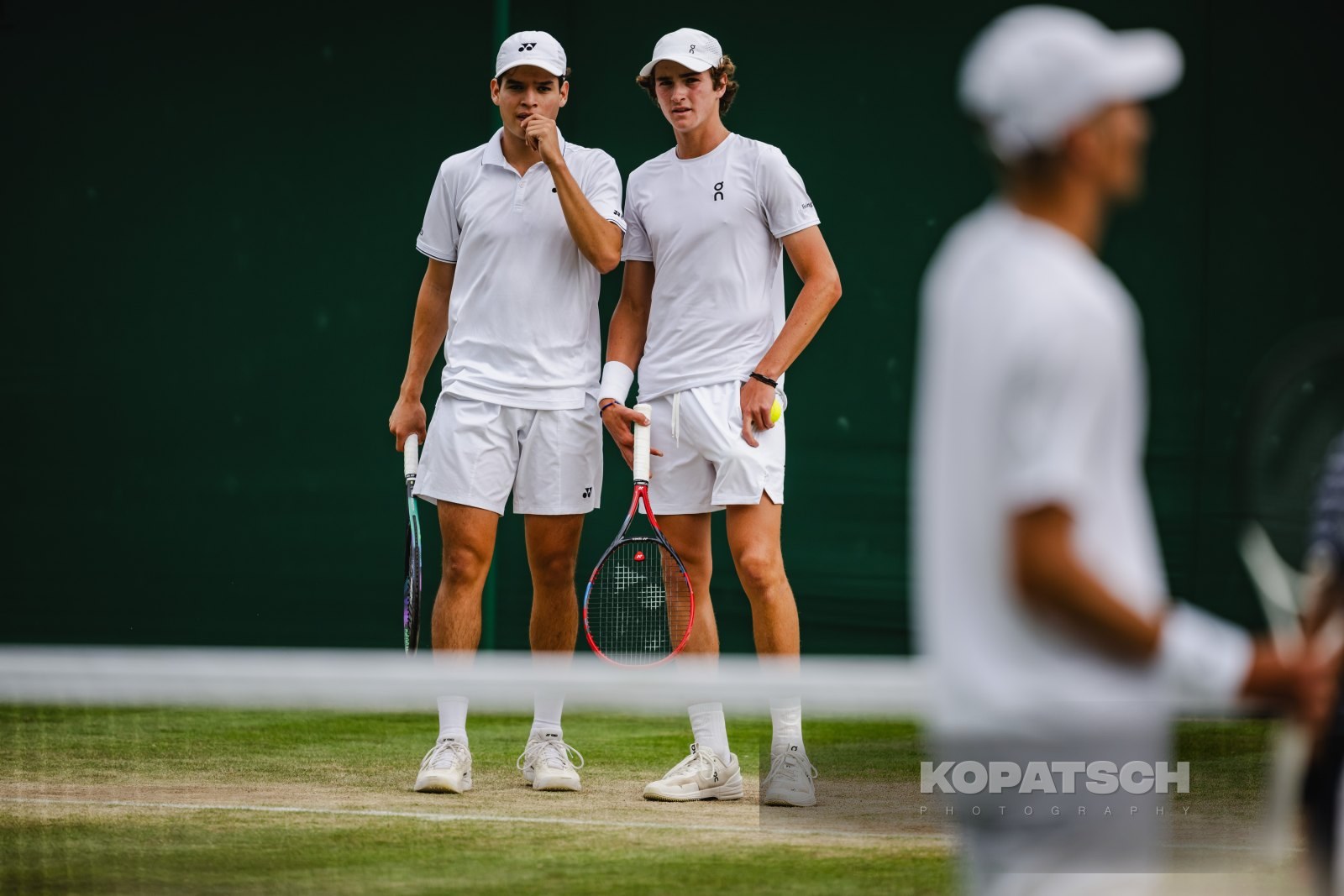 Doubles Joao Fonseca (BRA) and Juan Carlos Prado Angelo (BOL) — 2023 Wimbledon