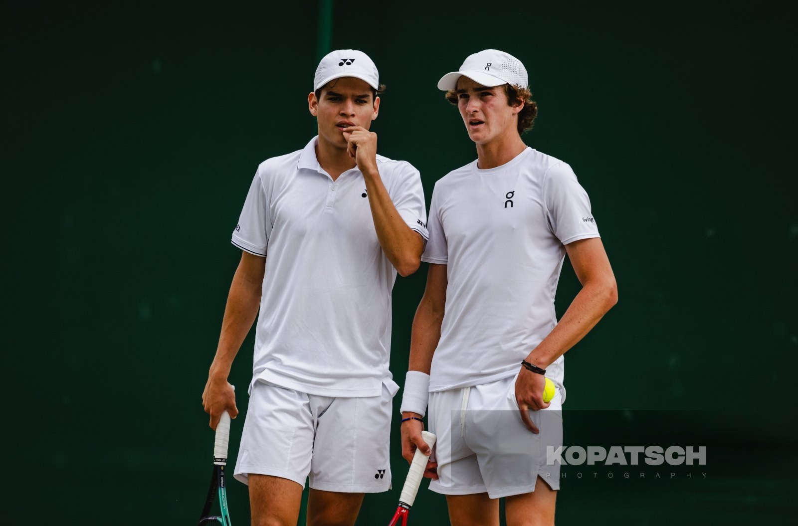Doubles Joao Fonseca (BRA) and Juan Carlos Prado Angelo (BOL) — 2023 Wimbledon