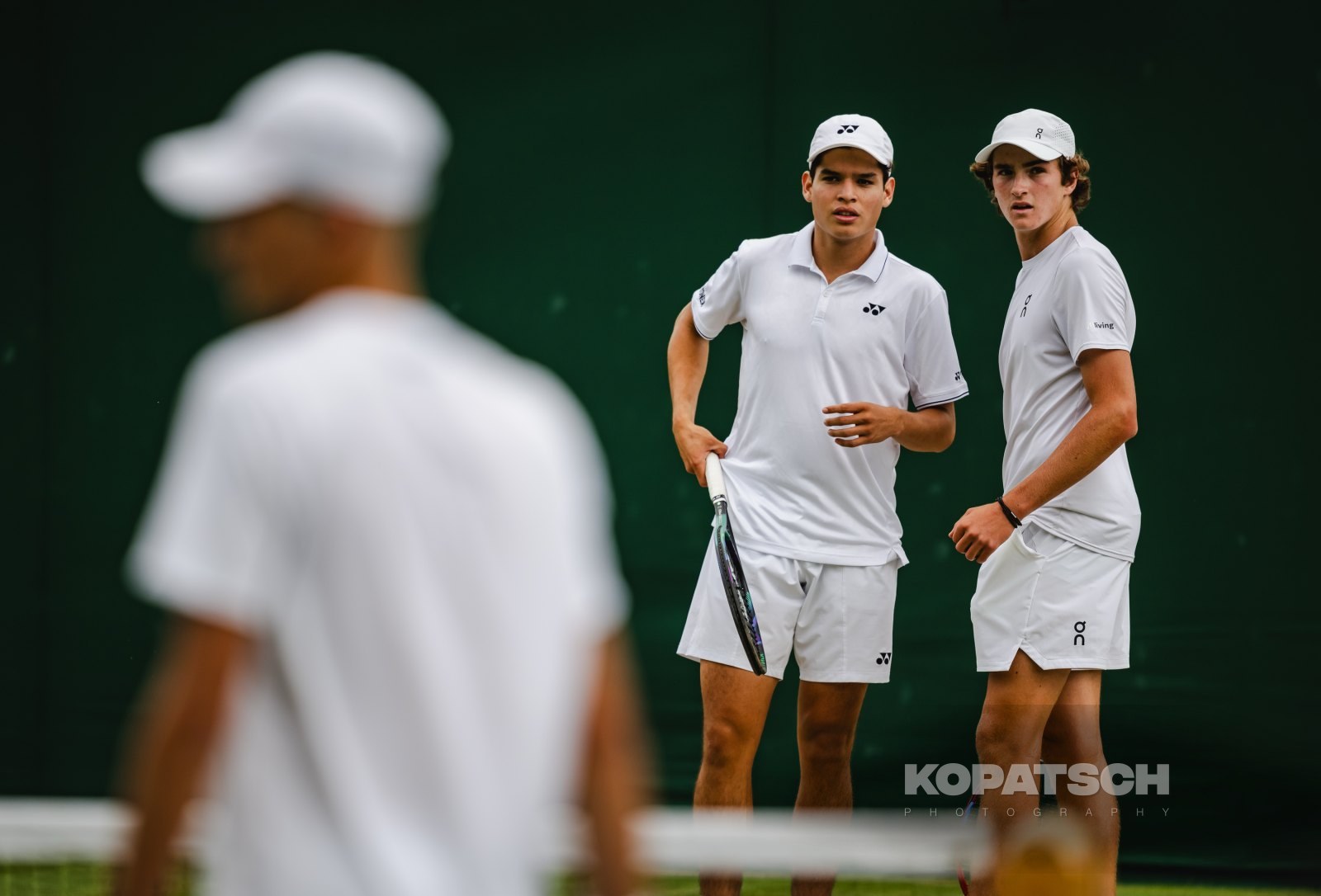 Doubles Joao Fonseca (BRA) and Juan Carlos Prado Angelo (BOL) — 2023 Wimbledon