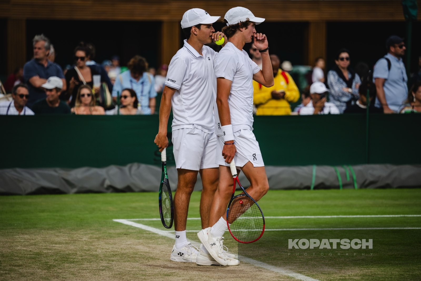 Doubles Joao Fonseca (BRA) and Juan Carlos Prado Angelo (BOL) — 2023 Wimbledon