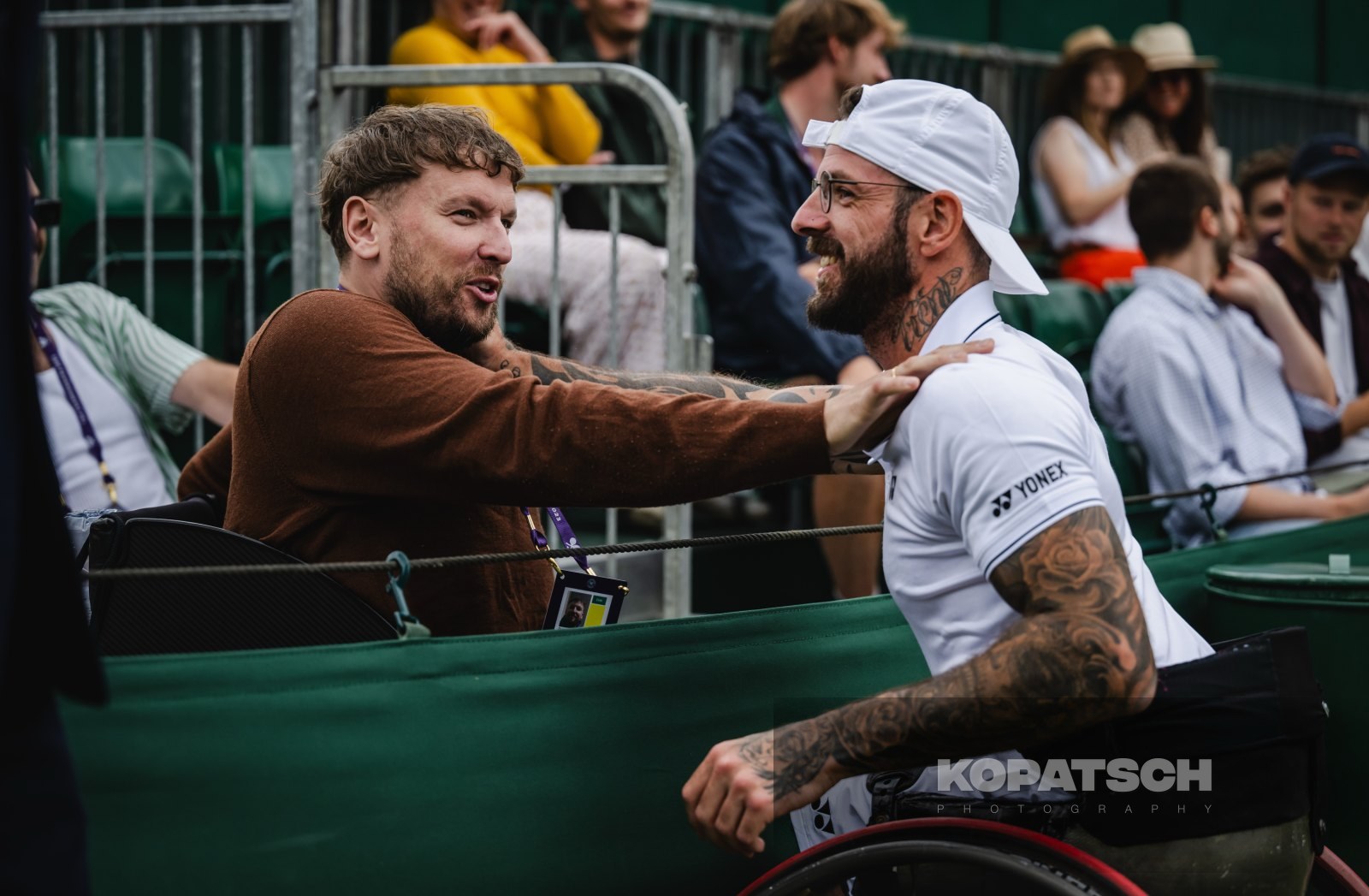 Dylan Alcott (AUS) and Heath Davidson (AUS) — 2023 Wimbledon