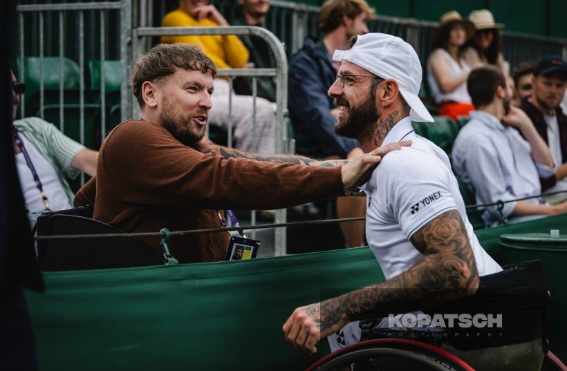 Dylan Alcott (AUS) and Heath Davidson (AUS) · Dylan Alcott (AUS) and Heath Davidson — 2023 Wimbledon