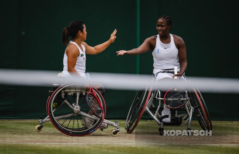 Doubles Yui Kamiji (JPN) and Kgothatso Montjane (RSA) · Doubles Yui Kamiji (JPN) and Kgothatso Montjane — 2023 Wimbledon