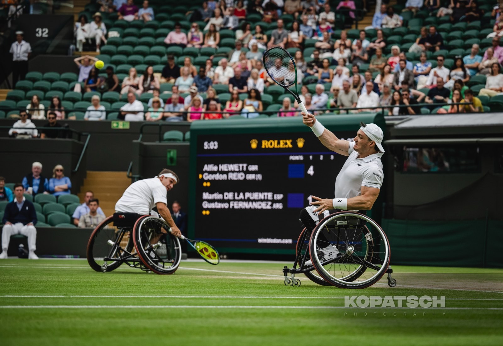Doubles Martin de la Puente (ESP) and Gustavo Fernandez (ARG) — 2023 Wimbledon
