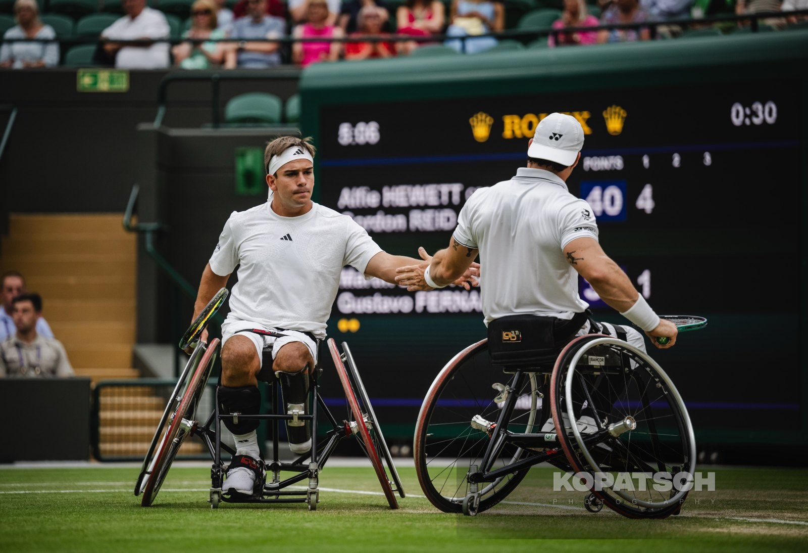 Doubles Martin de la Puente (ESP) and Gustavo Fernandez (ARG) — 2023 Wimbledon