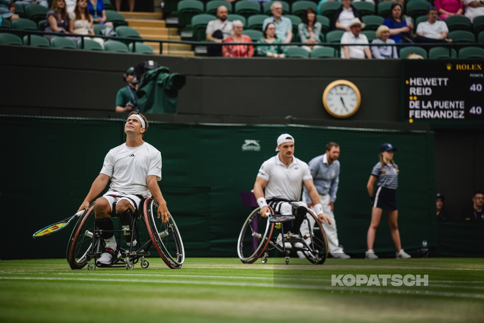 Doubles Martin de la Puente (ESP) and Gustavo Fernandez (ARG) — 2023 Wimbledon