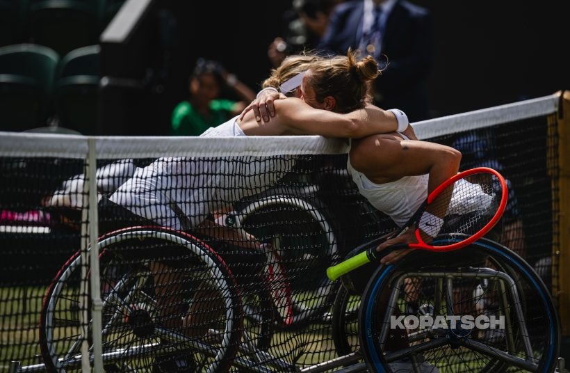Jiske Griffoen (NED) and Diede de Groot (NED) · Jiske Griffoen (NED) and Diede de Groot — 2023 Wimbledon
