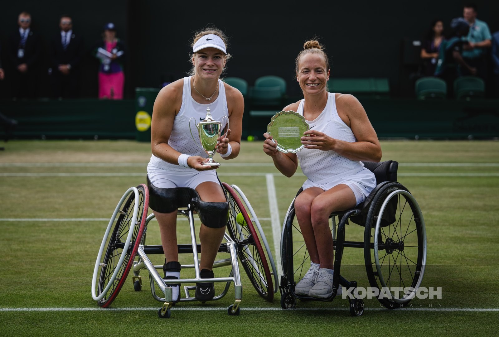 Jiske Griffoen (NED) and Diede de Groot (NED) — 2023 Wimbledon
