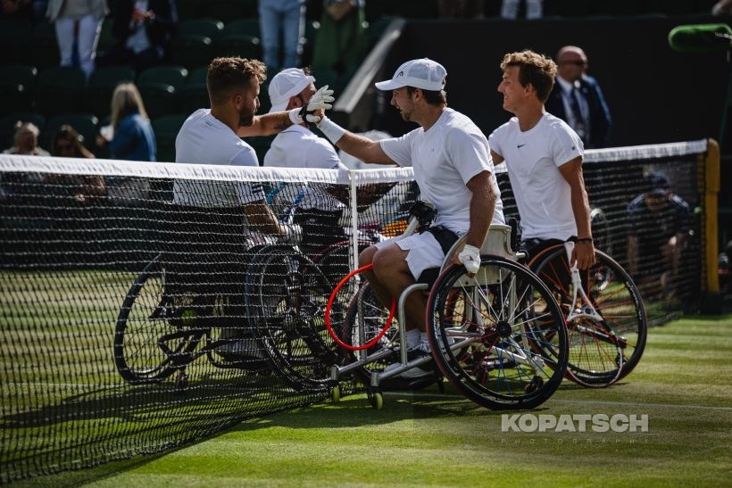 Doubles Sam Schroder (NED) and Niels Vink (NED) with Heath Davidson (AUS) and Robert Shaw (CAN) · Doubles Sam Schroder (NED) and Niels Vink (NED) with Heath Davidson (AUS) and Robert Shaw — 2023 Wimbledon