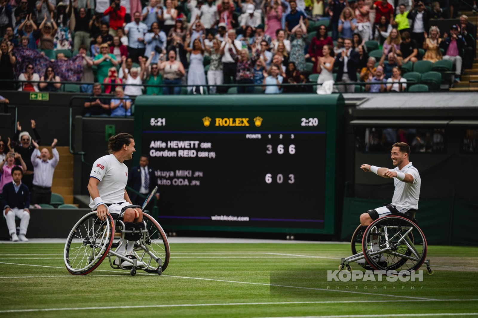 Doubles Alfie Hewett (GBR) and Gordon Reid (GBR) — 2023 Wimbledon