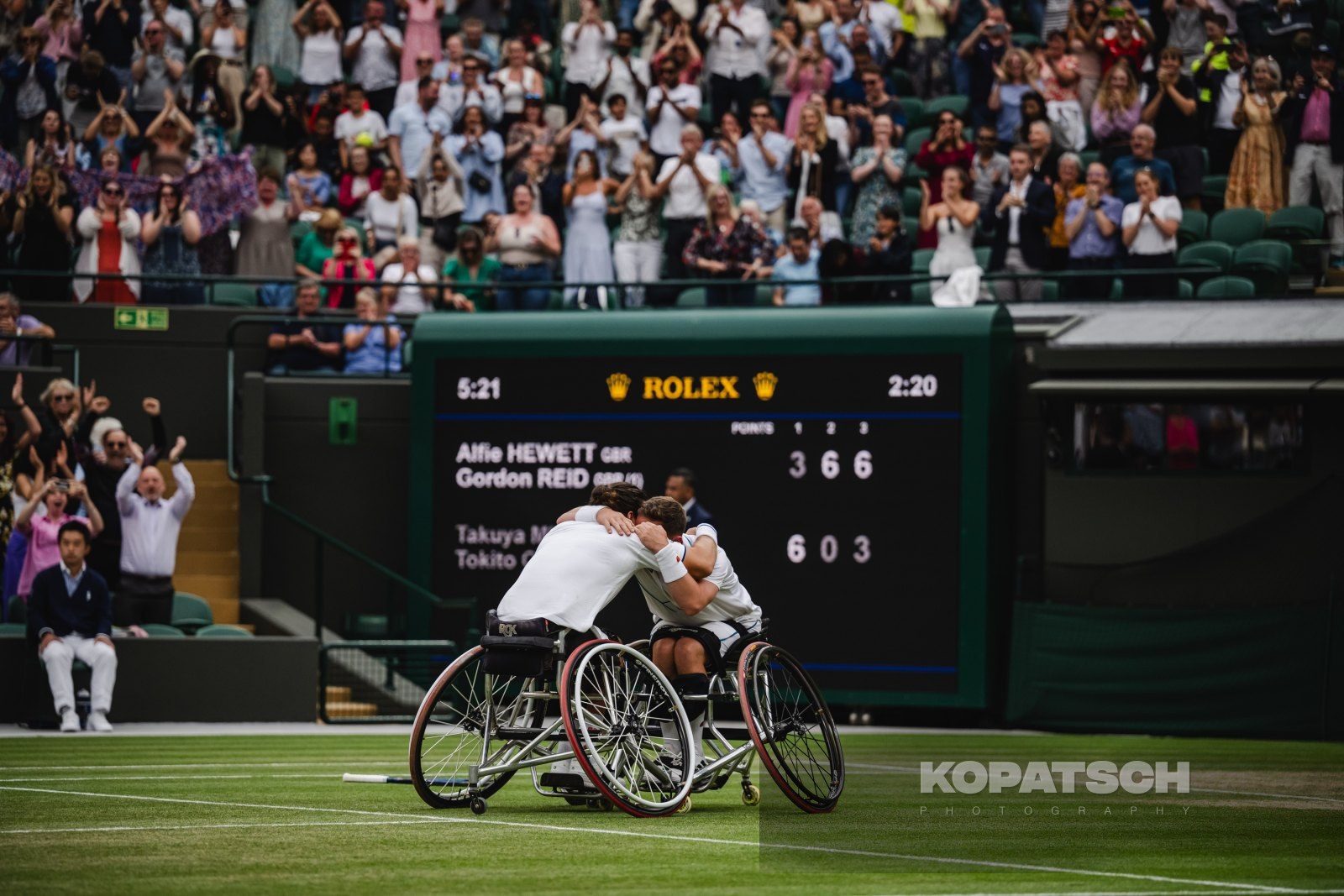 Doubles Alfie Hewett (GBR) and Gordon Reid (GBR) — 2023 Wimbledon