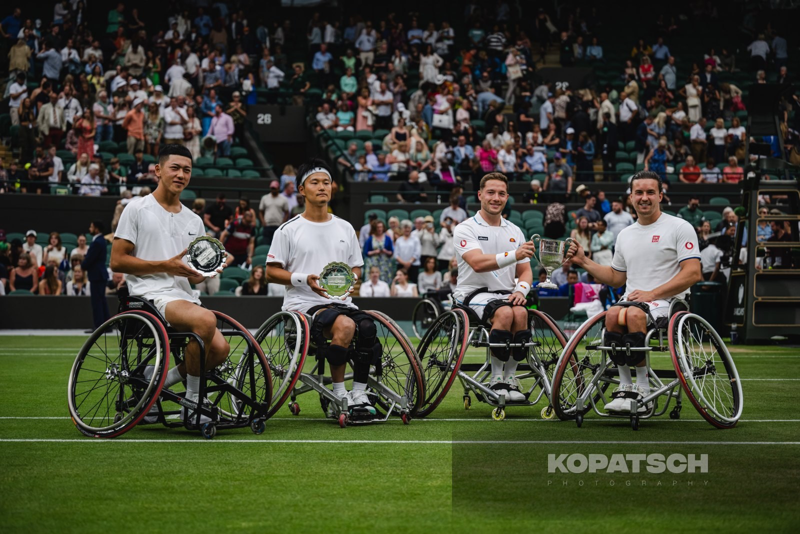 Doubles Alfie Hewett (GBR) and Gordon Reid (GBR) Takuya Miki (JPN) and Tokito Oda (JPN) — 2023 Wimbledon