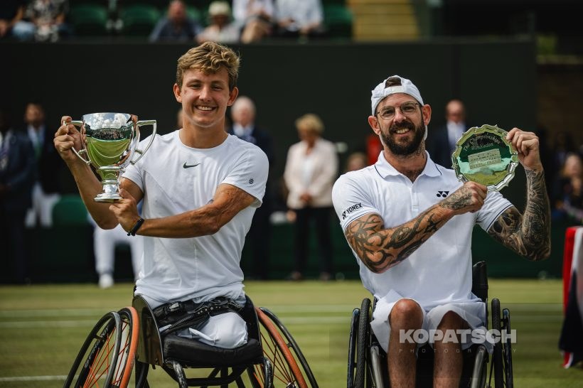 Niels Vink (NED) and Heath Davidson (AUS) · Niels Vink (NED) and Heath Davidson — 2023 Wimbledon