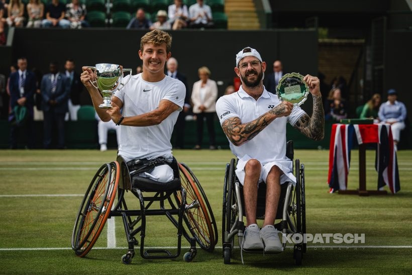 Niels Vink (NED) and Heath Davidson (AUS) · Niels Vink (NED) and Heath Davidson — 2023 Wimbledon