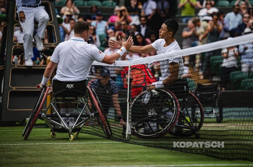 Tokito Oda (JPN) and Alfie Hewett (GBR) · Tokito Oda (JPN) and Alfie Hewett — 2023 Wimbledon