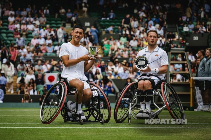 Tokito Oda (JPN) and Alfie Hewett (GBR) · Tokito Oda (JPN) and Alfie Hewett — 2023 Wimbledon