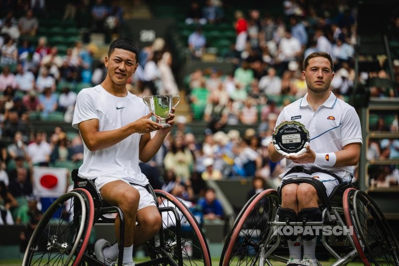 Tokito Oda (JPN) and Alfie Hewett (GBR) · Tokito Oda (JPN) and Alfie Hewett — 2023 Wimbledon